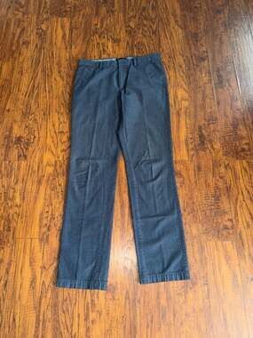 Banana Republic Kentfield Pant Men's Blue Textured Trousers Size 32x34
